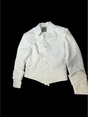 Orttu White Star Neck Jacket